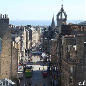 La Royal Mile desde la Cámara Oscura