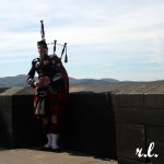 Gaitero en el Castillo