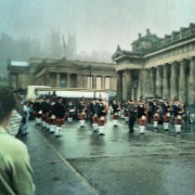 Gaiteros en Princess Street