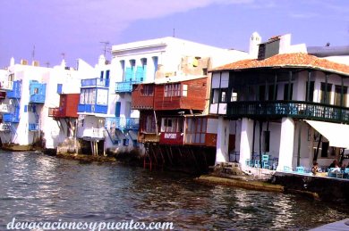Tapas en Terracitas junto al mar. Mikonos de tapas en Mikonos