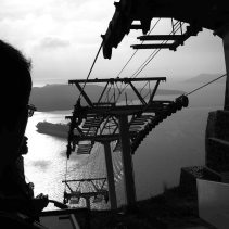 Santorini funicular