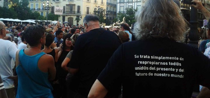 Manifestación víctimas Metro Valencia. Septiembre 2013