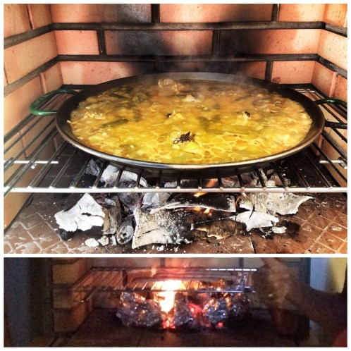 barbacoas de leña, paellas de leña
