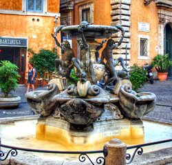 La fuente de las tortugas